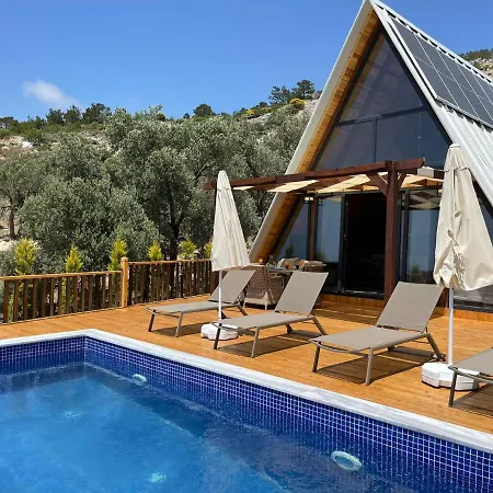 Amazing With Sea View And Private Pool Surrounded By Nature In Kas *